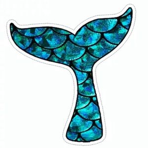 🆕 6” Decal Sticker- MERMAID TAIL